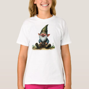 Eine Aquarellmalerei eines Niedlichen glücklichen T-Shirt