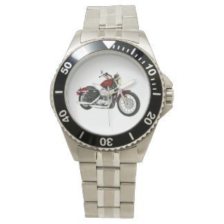 Eine Armbanduhr für Motorräder