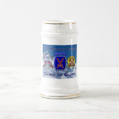 Eine Art 10. Mountain Division Design Bierglas (Mittel)