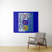 Eine Art 10. Mountain Division Design Wandteppich (Beispiel (Horizontal))