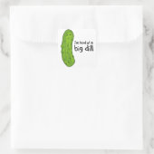 Eine Art Big Deal Dill Pickle Quadratischer Aufkleber (Tasche)