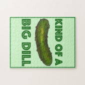 Eine Art Big (Deal) Green Kosher Dill Pickle Puzzle (Horizontal)