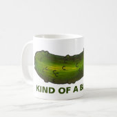 Eine Art Big Dill (Deal) Funny Green Pickle Kaffeetasse (Vorderseite Links)
