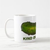 Eine Art Big Dill (Deal) Funny Green Pickle Kaffeetasse (Links)