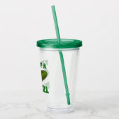 Eine Art Big Dill (Deal) Green Kosher Pickle Acryltrinkbecher (Links)