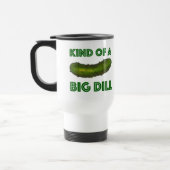 Eine Art Big Dill (Deal) Green Kosher Pickle Reisebecher (Links)