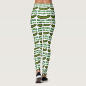 Eine Art Big Dill (Deal) Green Pickle Leggings (Rückseite)