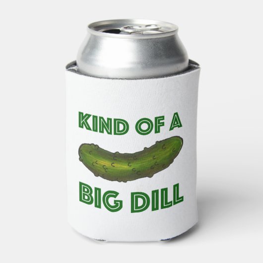 Eine Art Big Dill (Deal) Pickle Kosher Green Food Dosenkühler (Kanne Vorderseite)