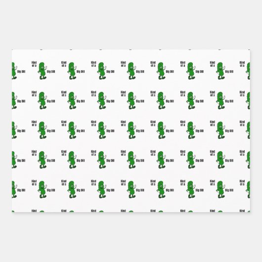 Eine Art Big-Dill-Pickle-Papierblatt Geschenkpapier Set (Vorderseite 2)