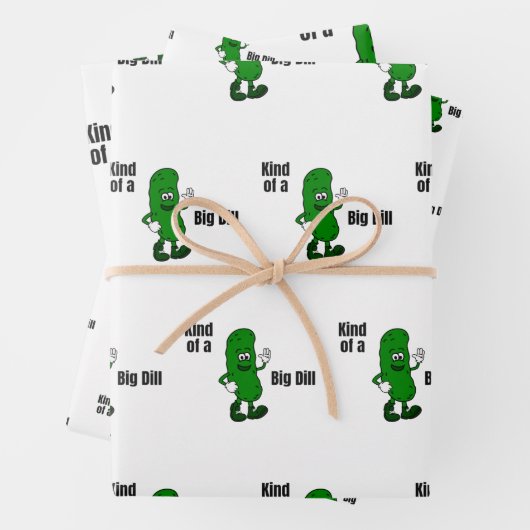 Eine Art Big-Dill-Pickle-Papierblatt Geschenkpapier Set (Beispiel)