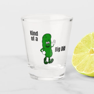 Eine Art Big Dill Shot Glass Schnapsglas