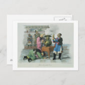 Eine Art, die Zukunft zu erzählen, eingraviert von Postkarte (Vorne/Hinten)