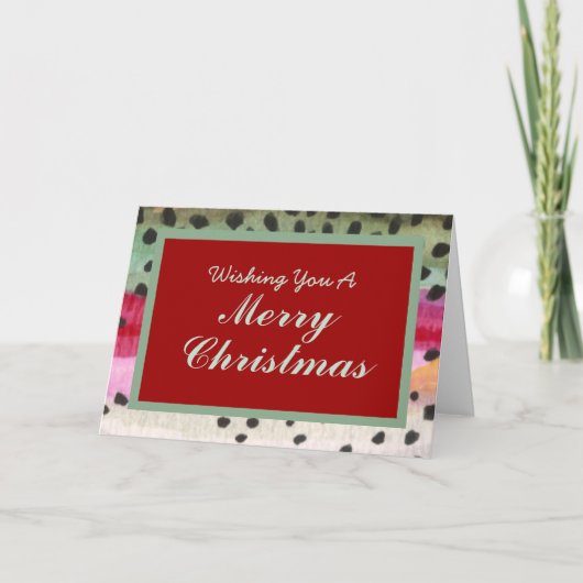 Eine Art Fliegenfischer Weihnachten (Vorderseite)