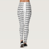 EINE ART! Gag Gift Shiznit Leggings (Rückseite)