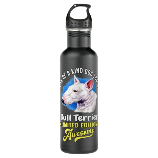 Eine Art Hund Lover Bull Terrier Limited Editi Edelstahlflasche (Vorderseite)