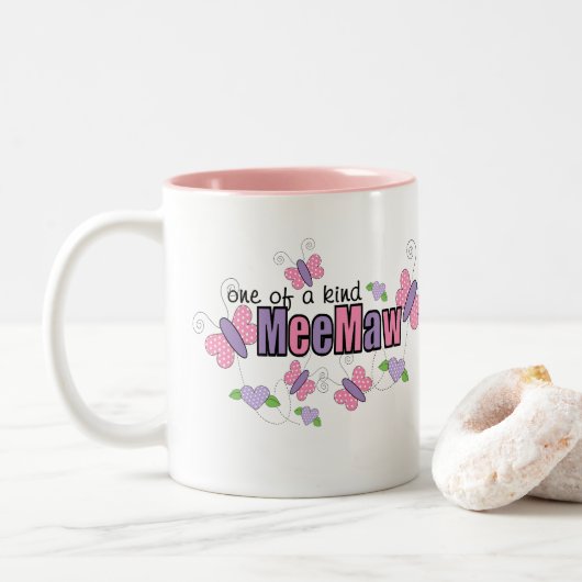 Eine Art MeeMaw Zweifarbige Tasse (Mit Donut)