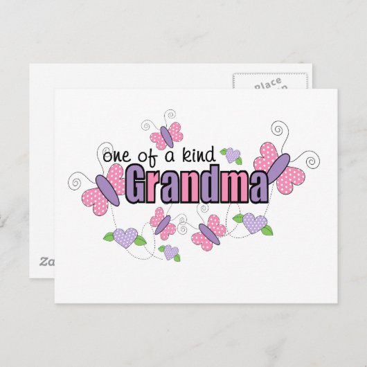 Eine Art Oma Postkarte (Vorne/Hinten)