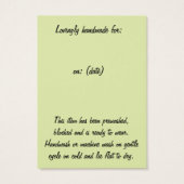 Eine Art Pink- und Black-Sheep-Hang-Markierung (Rückseite)