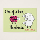 Eine Art Pink- und Black-Sheep-Hang-Markierung (Vorderseite)