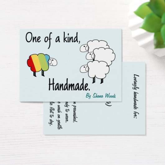 Eine Art Rainbow-Hang-Tag (Schreibtisch)