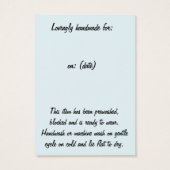 Eine Art Rainbow-Hang-Tag (Rückseite)