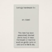 Eine Art Schafe schwarz und weiß (Rückseite)