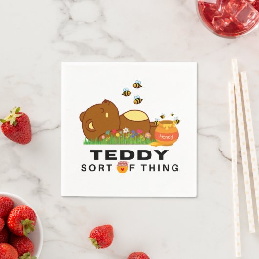 Eine Art TEDY Serviette (Beispiel)