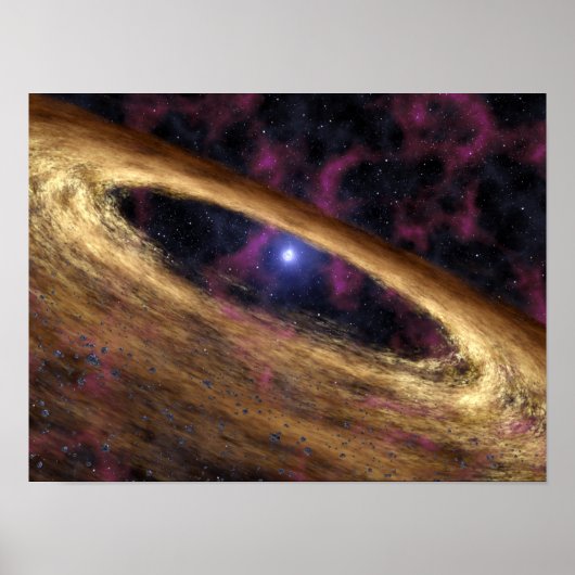 Eine Art toter Stern namens Pulsar Poster (Vorne)