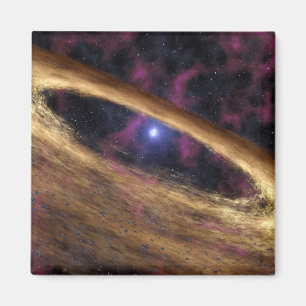 Eine Art toter Stern nannte einen Pulsar Magnet