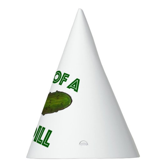 Eine Art von Big Dill (Deal) Pickle Green Pickles Partyhütchen (Rechts)