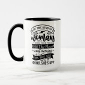 Eine Art weibliche Tasse (Links)