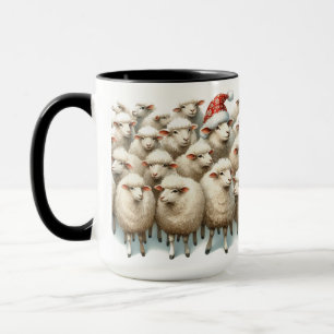 Eine Art Weihnachts-Tasse-Cup für Schafe Tasse