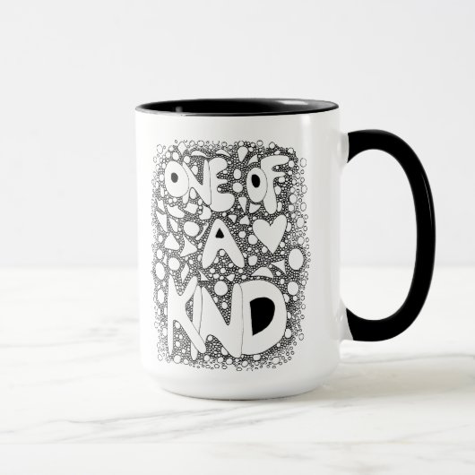 Eine Art, Word Art, Kaffee Tasse (Rechts)