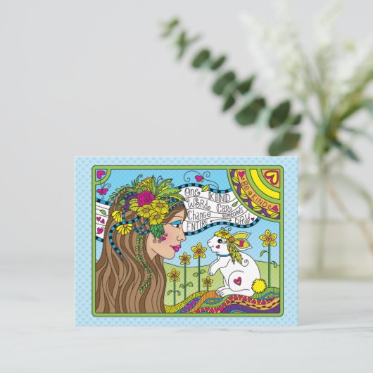 Eine Art Word_ Postkarte (Stehend Vorderseite)