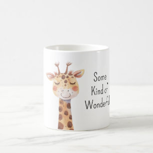 Eine Art wunderbarer Giraffe Kaffeetasse