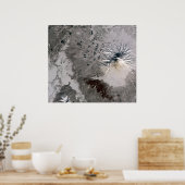 Eine Aschenspülung steigt Poster (Küche)