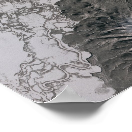 Eine Aschenspülung steigt Poster (Ecke)