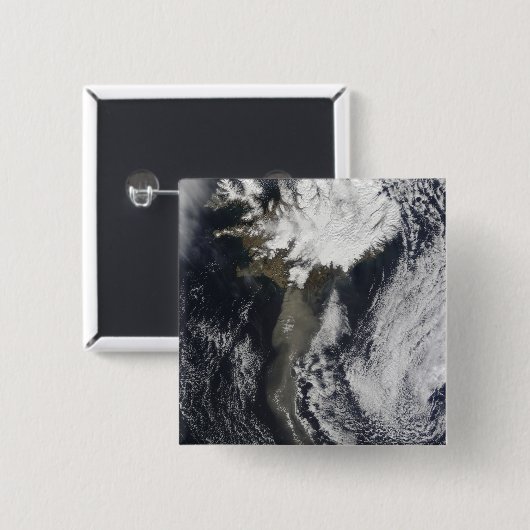 Eine Aschewolke Button (Vorne & Hinten)