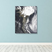 Eine Aschewolke Leinwanddruck (Insitu (Holzboden))