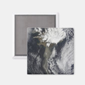 Eine Aschewolke Magnet (Vorderseite/Rückseite)