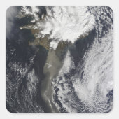 Eine Aschewolke Quadratischer Aufkleber (Vorderseite)