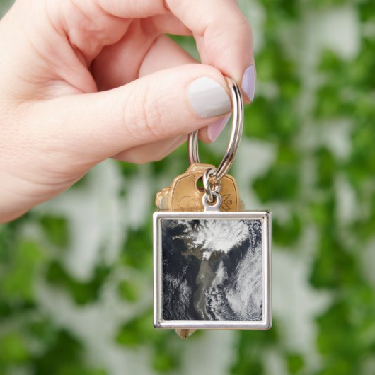 Eine Aschewolke Schlüsselanhänger (Hand)