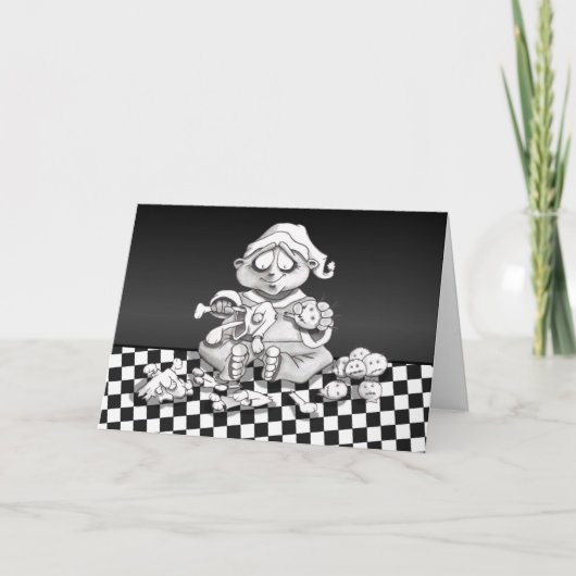 Eine Assembly erforderlich Feiertagskarte (Vorderseite)