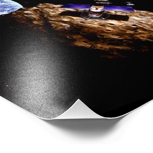 Eine Asteroidengrube Fotodruck (Ecke)