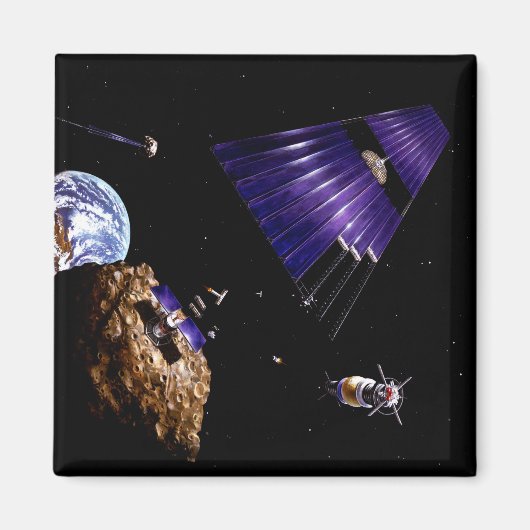 Eine Asteroidengrube Magnet (Vorne)