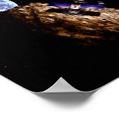 Eine Asteroidengrube Poster (Ecke)