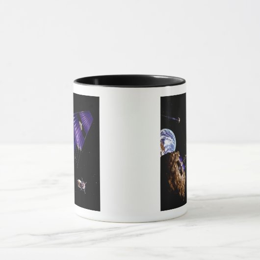 Eine Asteroidengrube Tasse (Zentrum)
