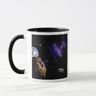 Eine Asteroidengrube Tasse