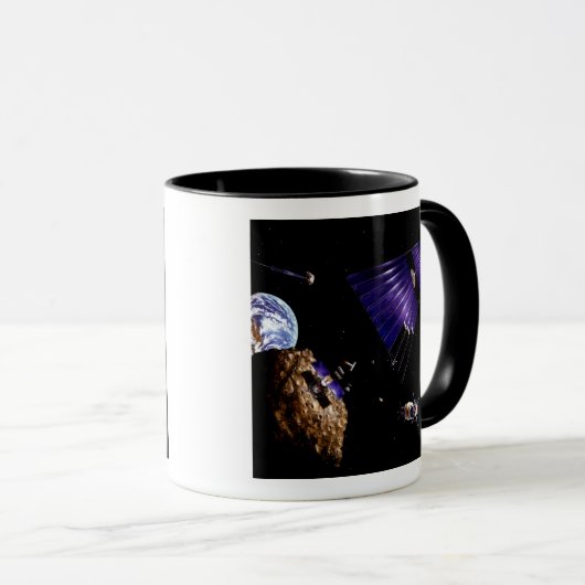 Eine Asteroidengrube Tasse (VorderseiteRechts)