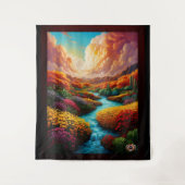 Eine atemberaubende Fantasie Landschaft Kunst - Xz Wandteppich (Vorderseite)